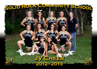 Solid Rock Community School Cheerleaders 2012-13