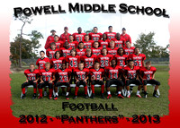 Powell Middle School Football 2012-13