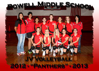 Powell Middle School Volleyball 2012-13