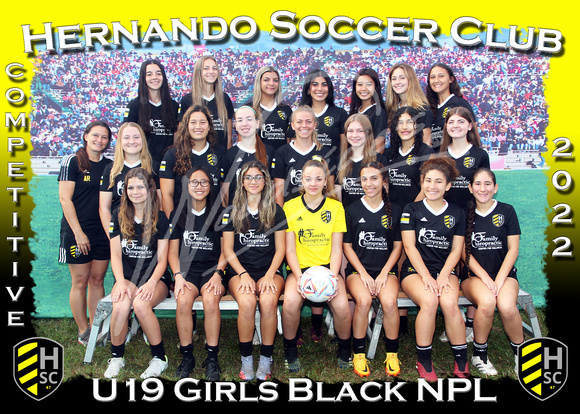 164- U19 Girls Black NPL