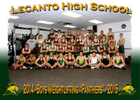 Lecanto HS Boys Weightlifting 2014-2015