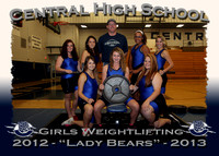 Central High Girls Weightlifting 2012-2013