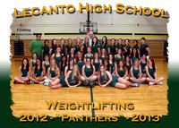 Lecanto High Girls Weightlifting 2012-13