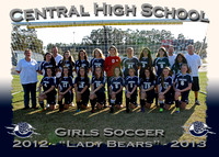 Central High Girls Soccer 2012-13