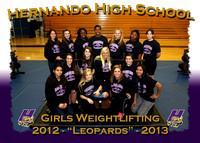 Hernando High Girls Weightlifting 2012-13