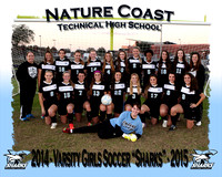 Nature Coast HS Girls Soccer 2014-2015