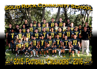 Solid Rock Community School Football 2015-2016