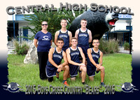 Central HS Cross Country 2015-2016