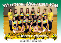 Winding Waters K8 Cheerleaders 2015-2016