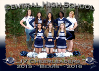 Central HS Cheerleaders 2015-2016