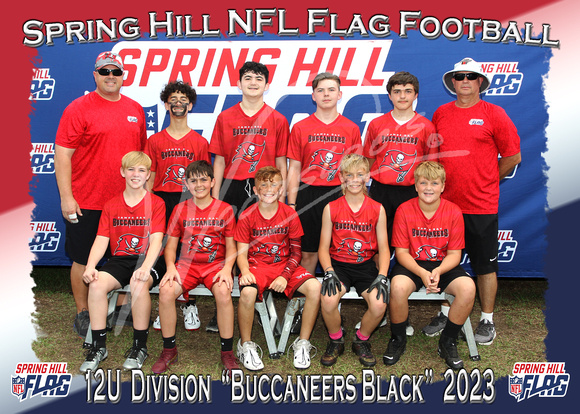 187- 12U Buccaneers Black