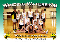 Winding Waters K8 Volleyball 2013-14