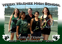 Weeki Wachee HS Girls Tennis 2015-2016