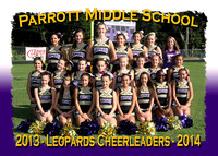 Parrott Middle Cheerleaders 2013-14