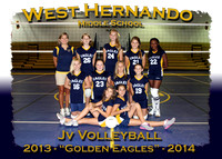 West Hernando Middle Volleyball 2013-14