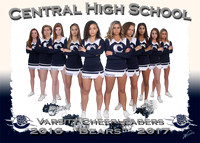 Central High Cheerleaders 2016-17