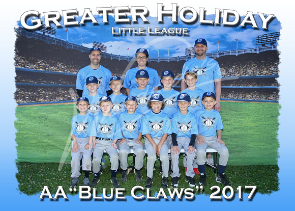 118- AA Blue Claws