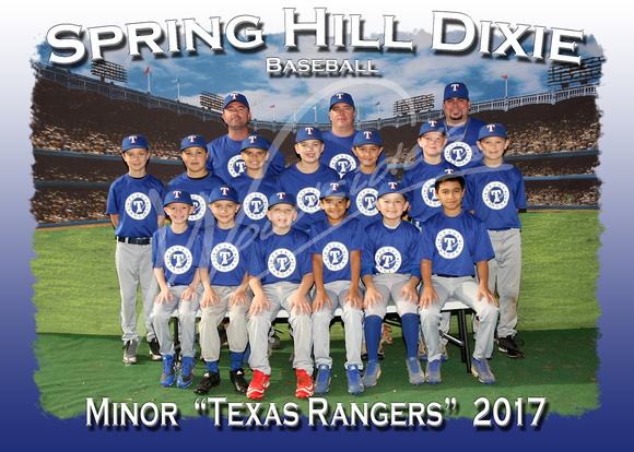 111- Minor Texas Rangers 5x7