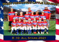 West Hernando Little League ALL STARS 2021