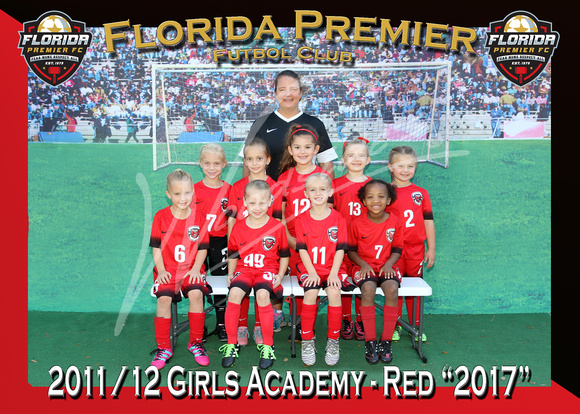 434- 2011 12 Girls Academy Red