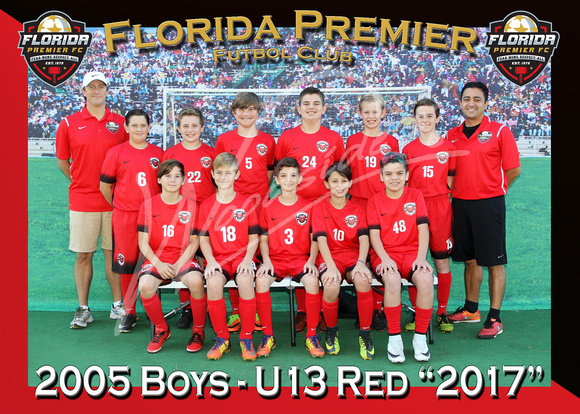 126- 2005 Boys U13 Red