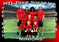 HYL Dixie Softball-Tee Ball Spring 2018