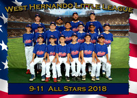 West Hernando Little League All Stars 2018