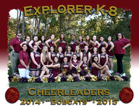 Explorer K8 Cheerleaders 2014-2015