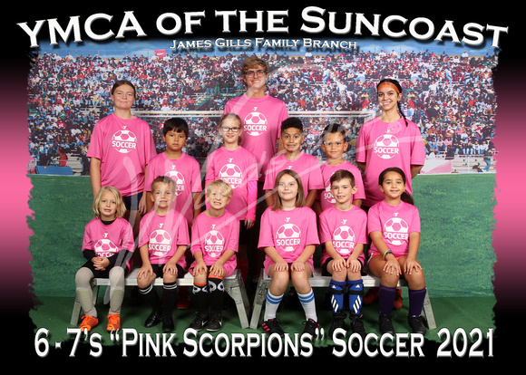 301- 6-7 Pink Scorpions