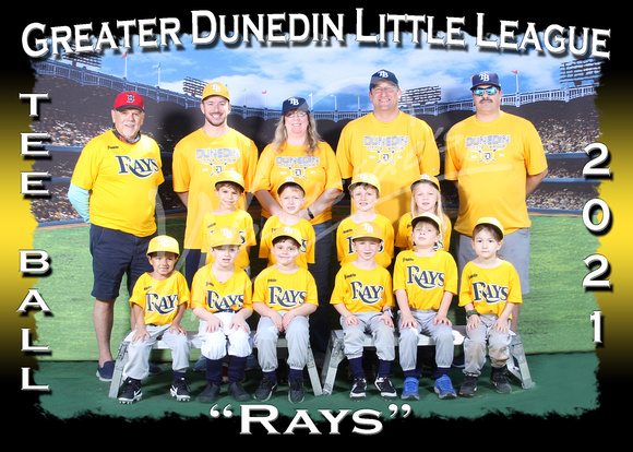 122- Tee Ball Rays-Yellow