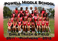 Powell MS Boys & Girls Track 2011-2012