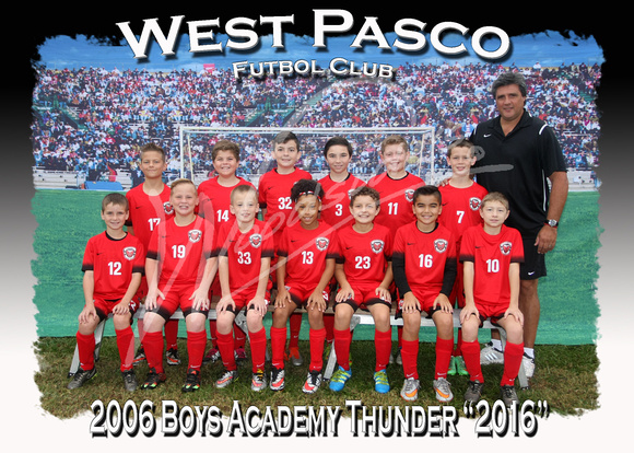 101- 2006 Boys Academy Thunder