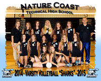 Nature Coast HS Volleyball 2014-2015