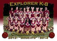 Explorer K8 Cheerleaders 2013-14