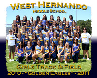 West Hernando MS Girls Track 4-13-2011