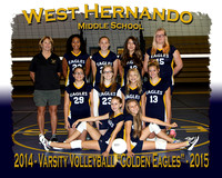 West Hernando MS Volleyball 2014-2015
