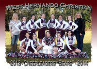 West Hernando Christian Cheerleaders 2013-14