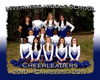 Inverness Middle School- Cheerleaders 10-28-10