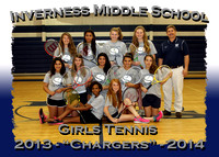 Inverness Middle School Girls Tennis 2013-14