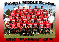 Powell MS Football 2013-14