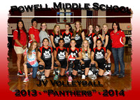 Powell MS Volleyball 2013-14
