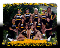 Solid Rock Commumity School Cheerleaders 2014-2015