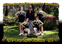Solid Rock Community Cheerleaders 2013-14