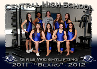Central High School Girls Weightlifting 2011-2012