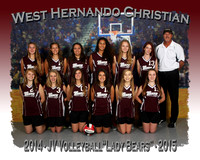 West Hernando Christian School Volleyball 2014-2015