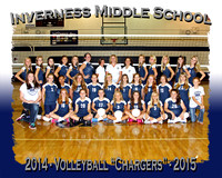 Inverness MS Volleyball 2014-2015